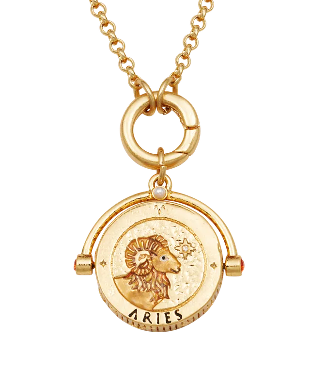 fable-england-aries-kette-gold-sternzeichen-widder-karneol image 1
