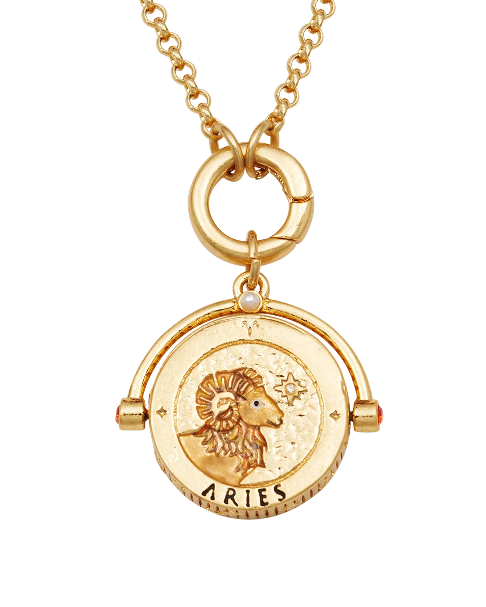 fable-england-aries-kette-gold-sternzeichen-widder-karneol image 1