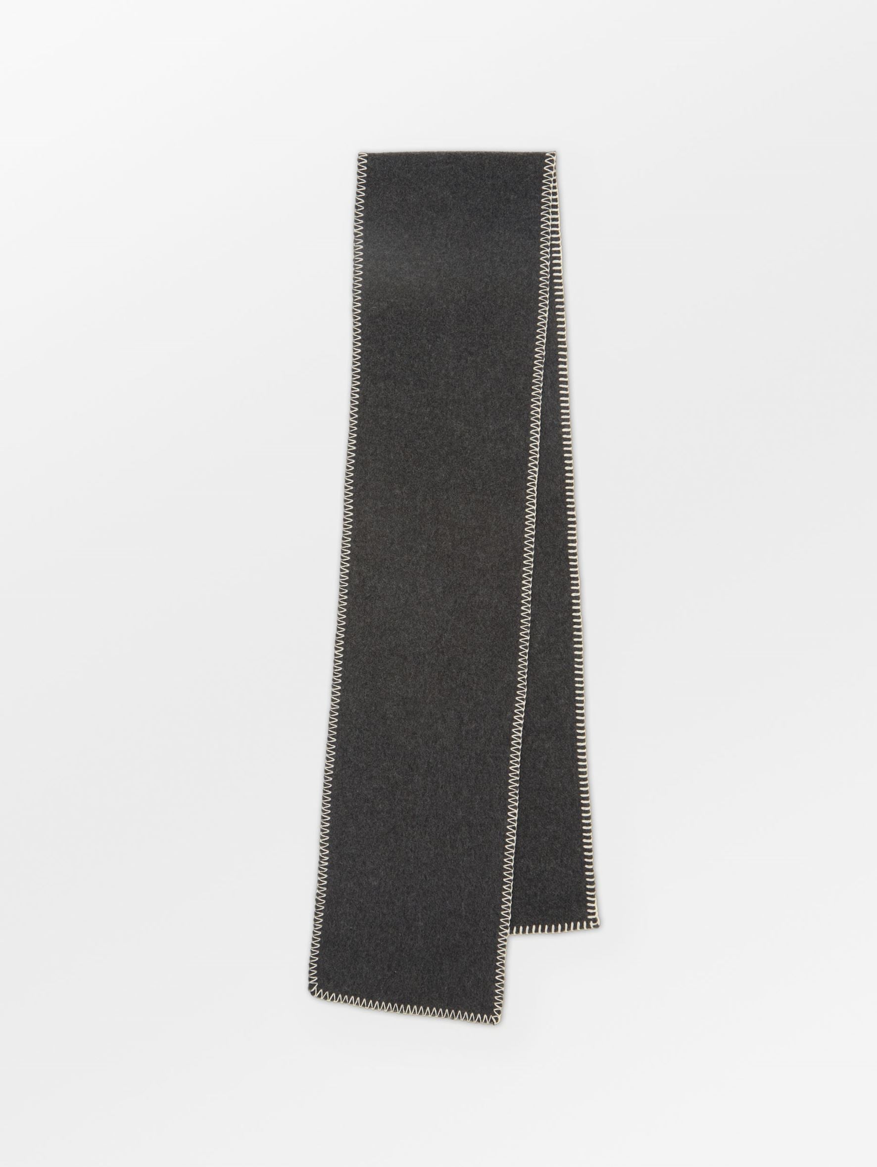 becks-ndergaard-stitch-wool-schal-dark-grey-wolle-25x200 image 1