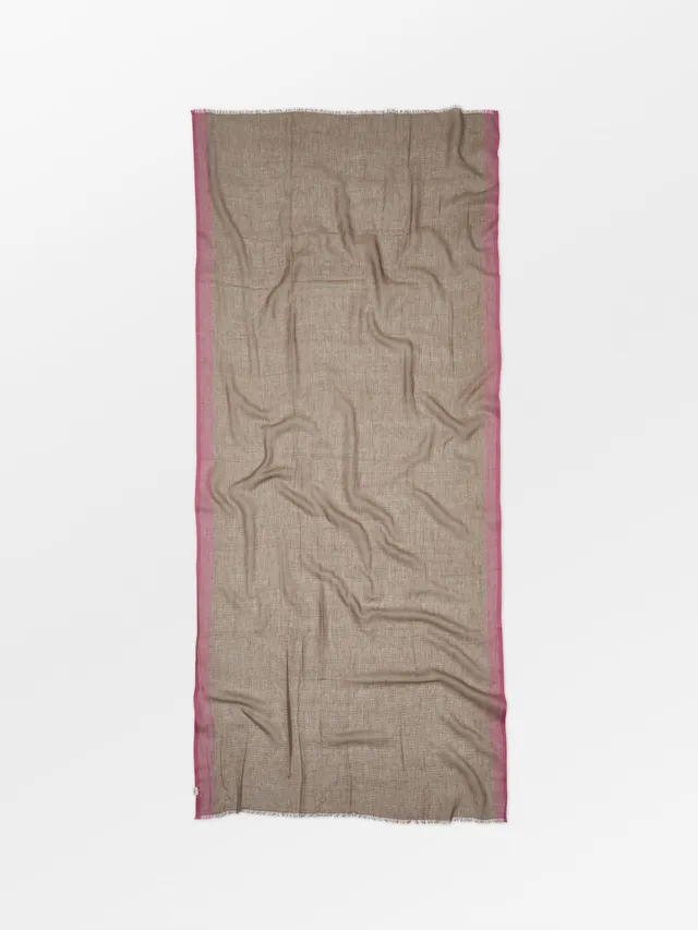 becks-ndergaard-stripy-cowea-schal-baumwolle-pink-85x185 image 1