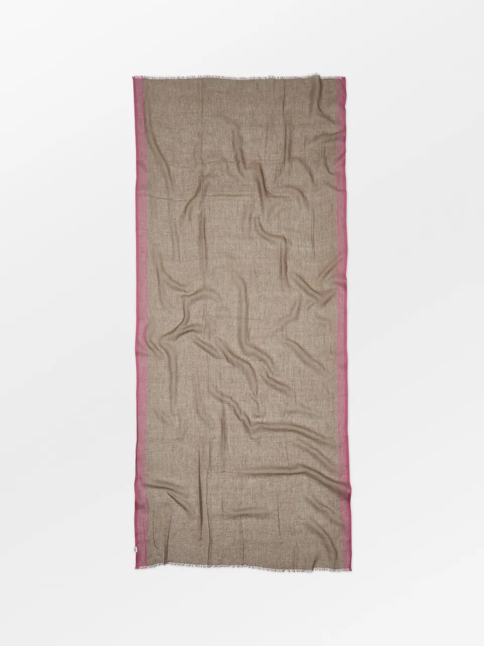 becks-ndergaard-stripy-cowea-schal-baumwolle-pink-85x185 image 1