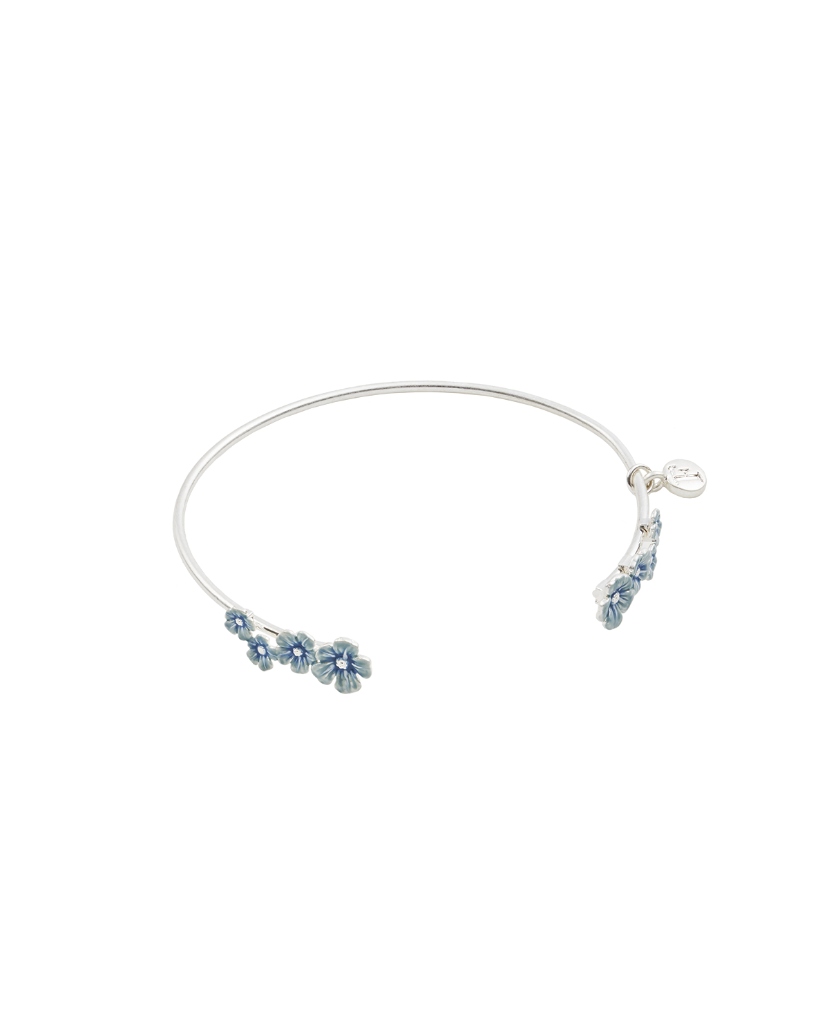 fable-jewellery-forget-me-not-bangle-armreif-silber image 1