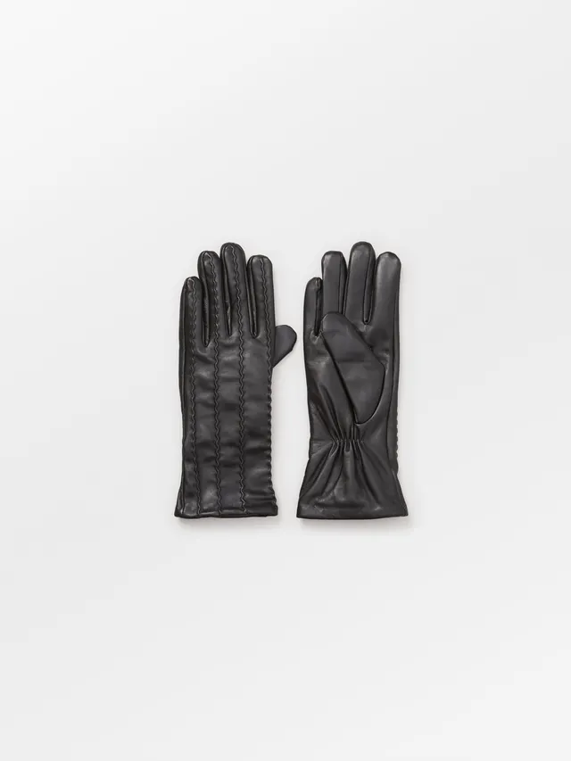 becks-ndergaard-tack-lederhandschuhe-schwarz-gr-7-8 image 1