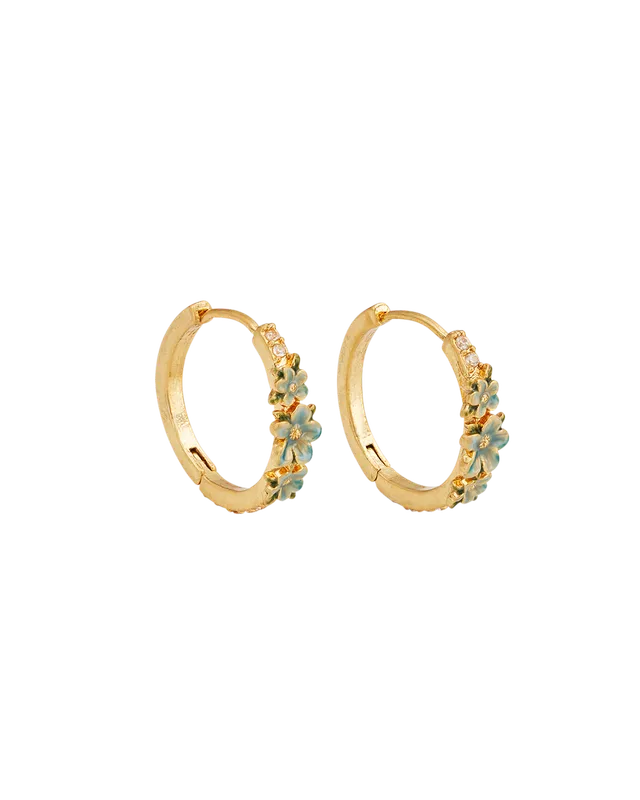 fable-jewellery-floral-wreath-hoop-earrings-creolen-gold image 1
