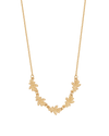 fable-england-gold-oak-leaf-choker-halskette-blatt image 5