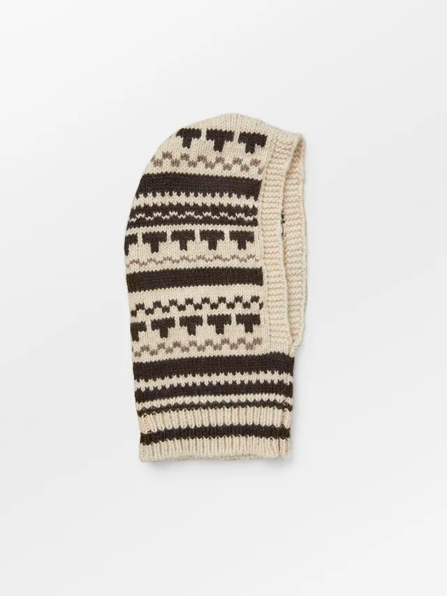becks-ndergaard-patternia-knit-balaclava-birch-white image 1