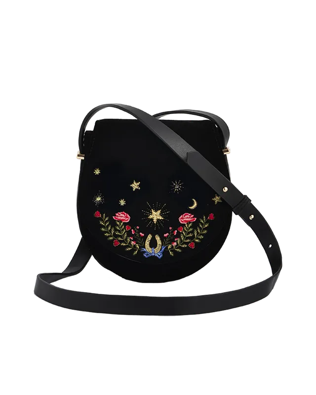 fable-england-kate-saddle-bag-samt-schwarz image 1