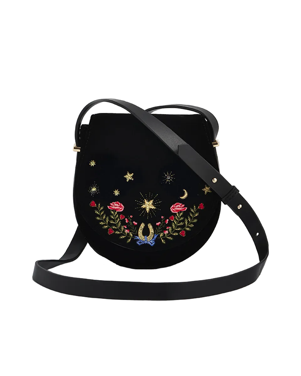 fable-england-kate-saddle-bag-samt-schwarz image 1