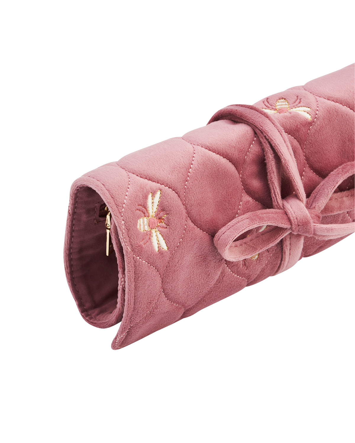 fable-england-quilted-bee-schmuckrolle-rosa-samt image 6