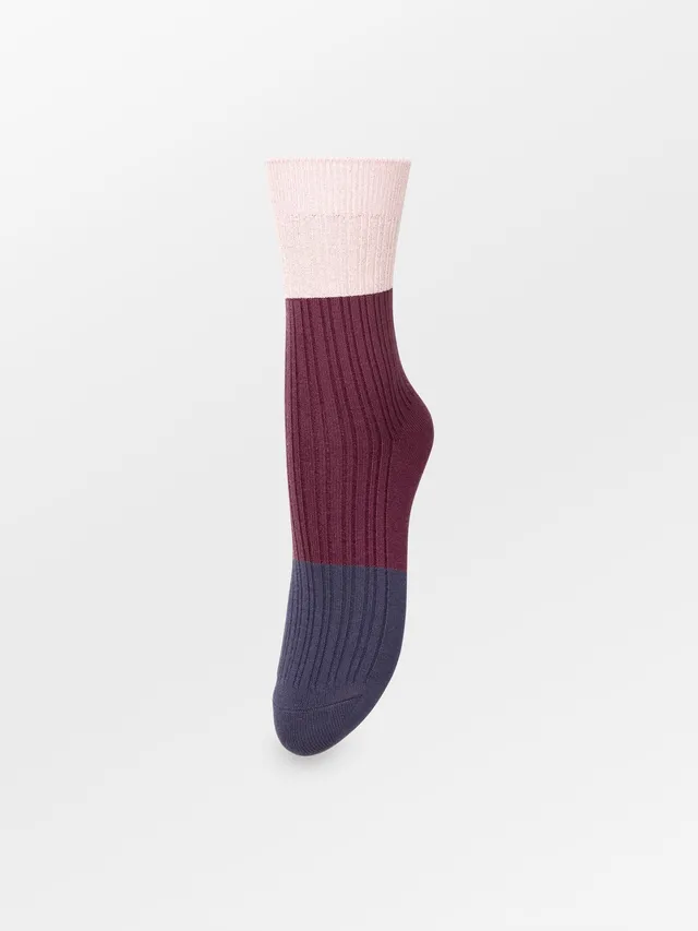becks-ndergaard-colourblock-bam-sock-socken-blau-colorblock image 1