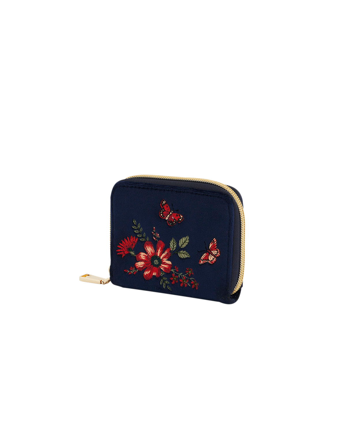 fable-england-floral-geldb-rse-navy-samt-klein-schmetterling image 5