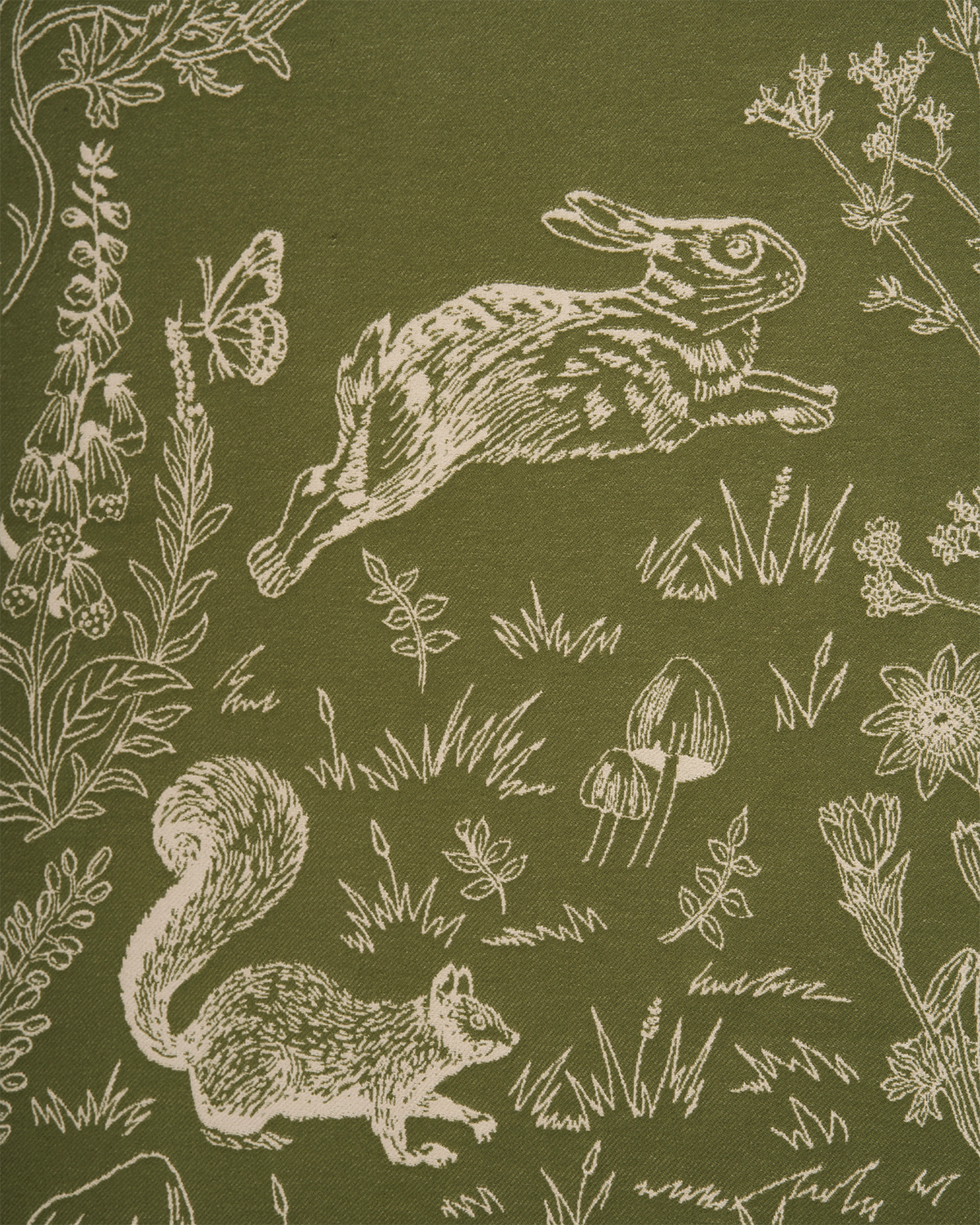 fable-england-woodland-check-jacquard-schal-khaki image 8