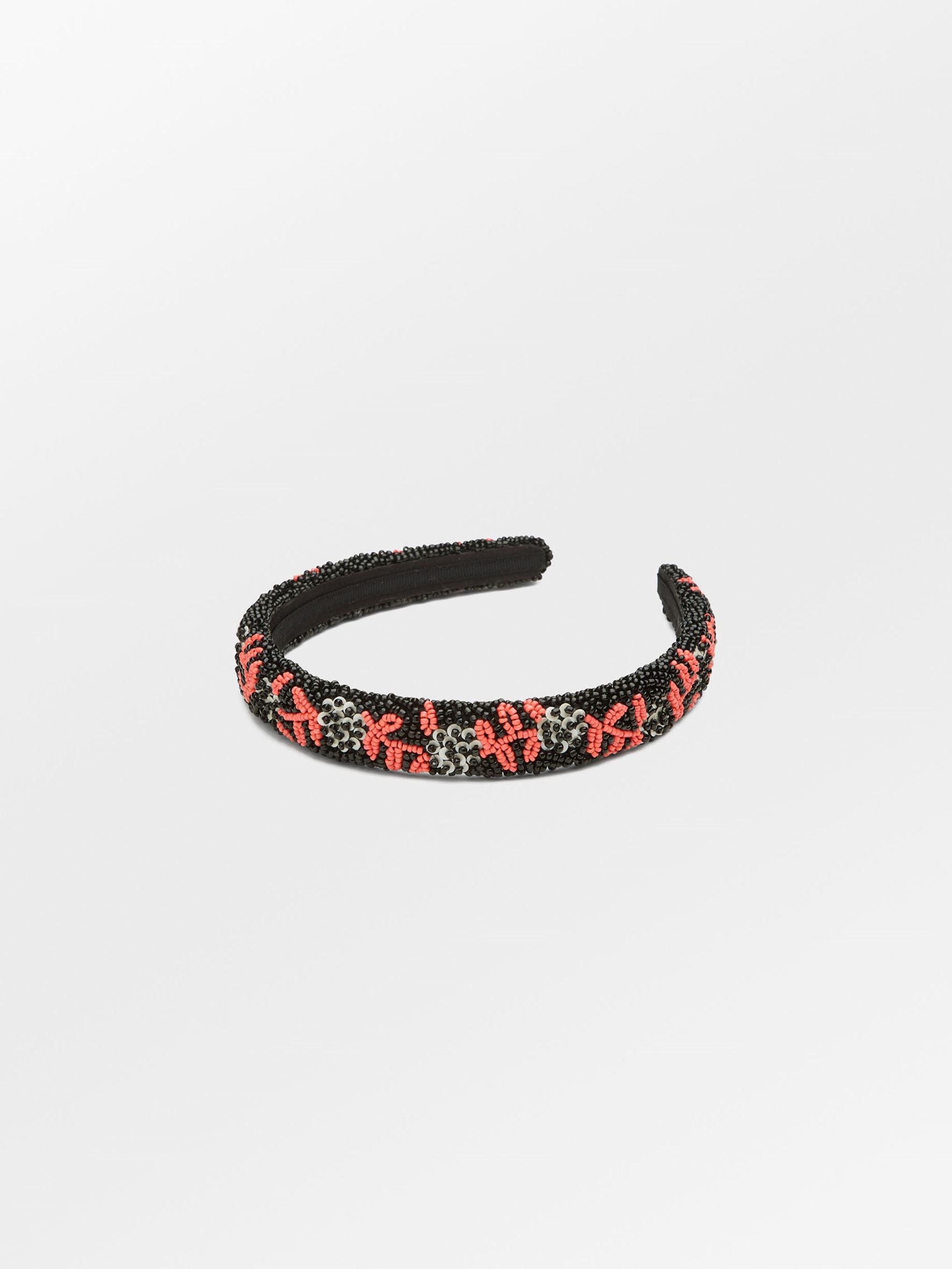 becks-ndergaard-brombeere-slim-beaded-haarband-schwarz-1-5cm image 1