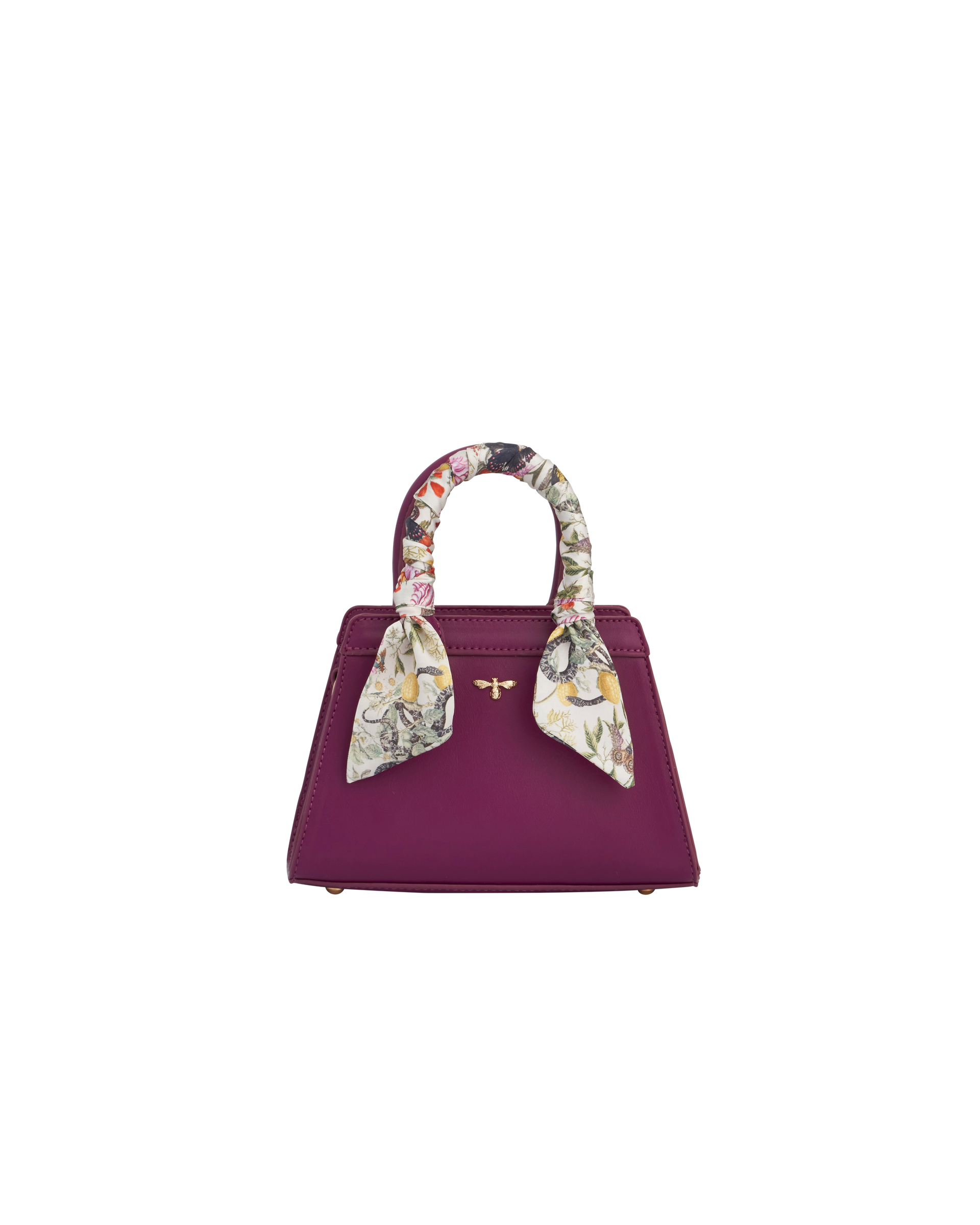 fable-england-floral-engravings-mini-tote-pflaume image 1