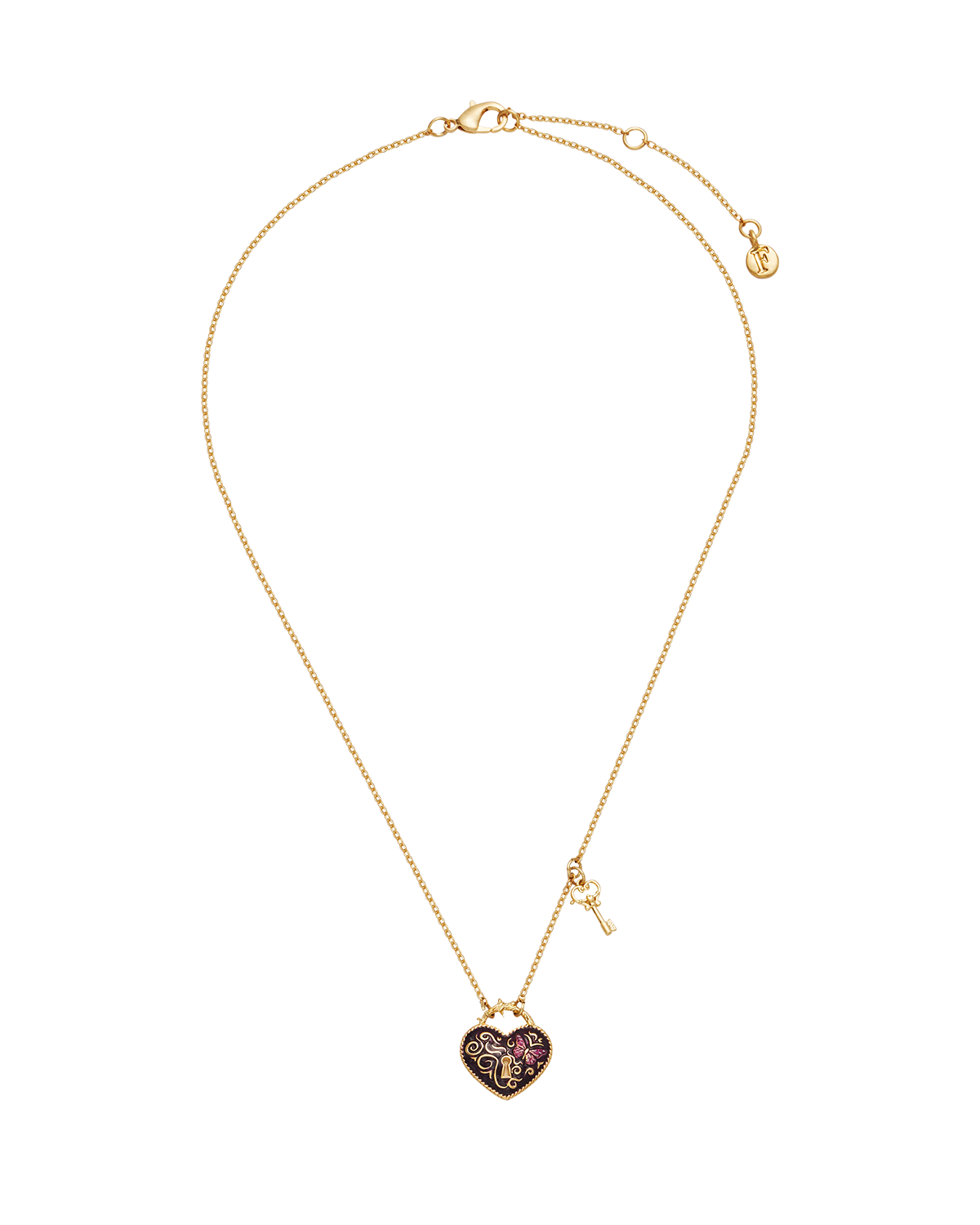 fable-england-eve-heart-lock-key-halskette-gold-herz image 3