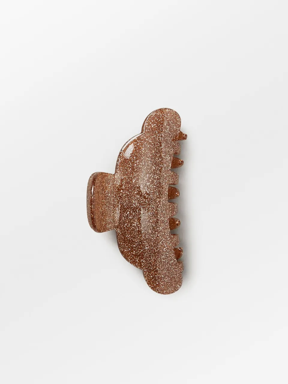 becks-ndergaard-glitter-katla-haarklammer-deep-taupe-9-cm image 1