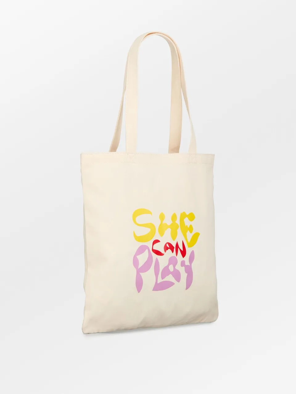 becks-ndergaard-she-can-play-tote-tasche-birch-white-baumwolle image 1