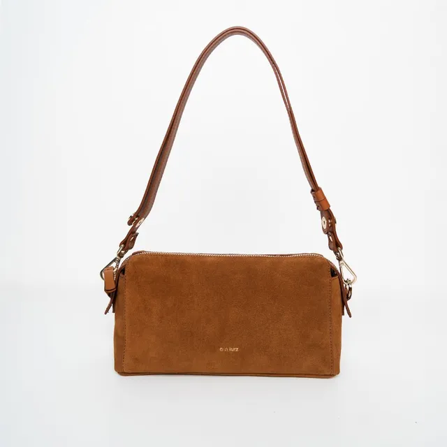 ann-kurz-light-shoulder-schultertasche-suede-cuero image 1