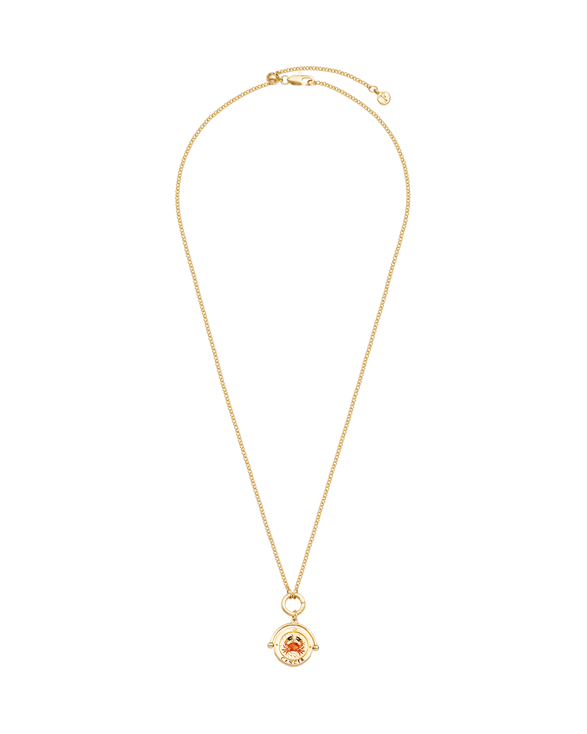 fable-england-cancer-zodiac-spinner-kette-gold-krebs-lapis image 6