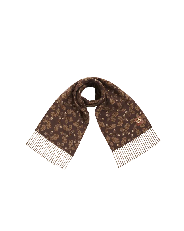 fable-england-acorn-jacquard-schal-caramel-chocolate image 1