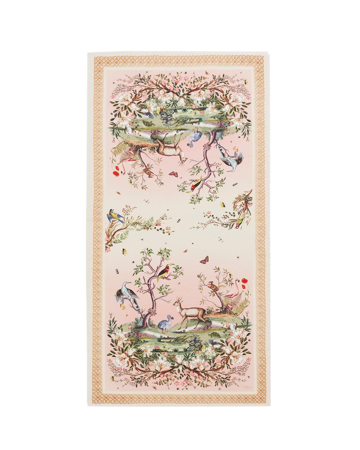 fable-england-woodland-scene-schal-pink-lang image 1