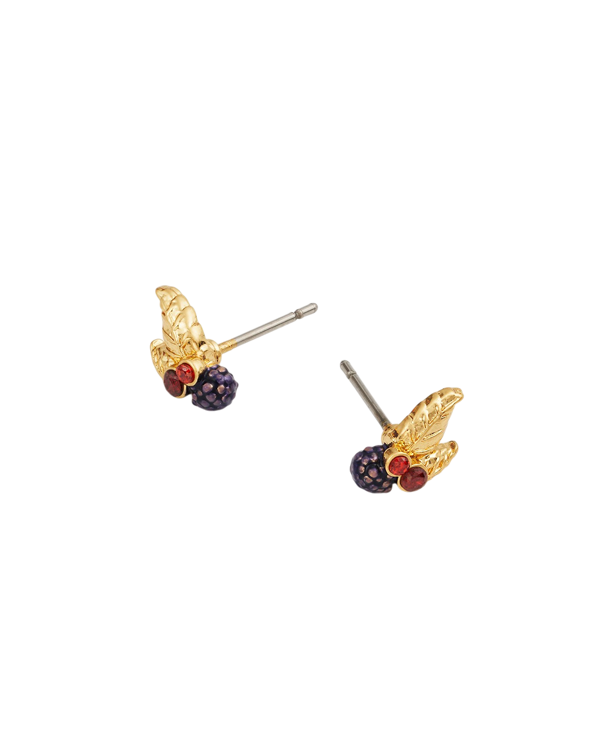 fable-england-orla-blackberry-ohrstecker-ohrringe-gold-granat image 3
