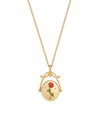 fable-england-jewellery-r-initial-halskette-ros-gold-rose image 6