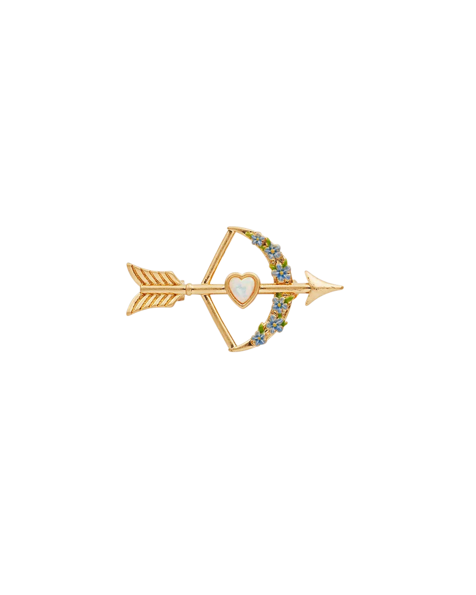 fable-england-cupids-bow-arrow-brosche-gold-herz image 1