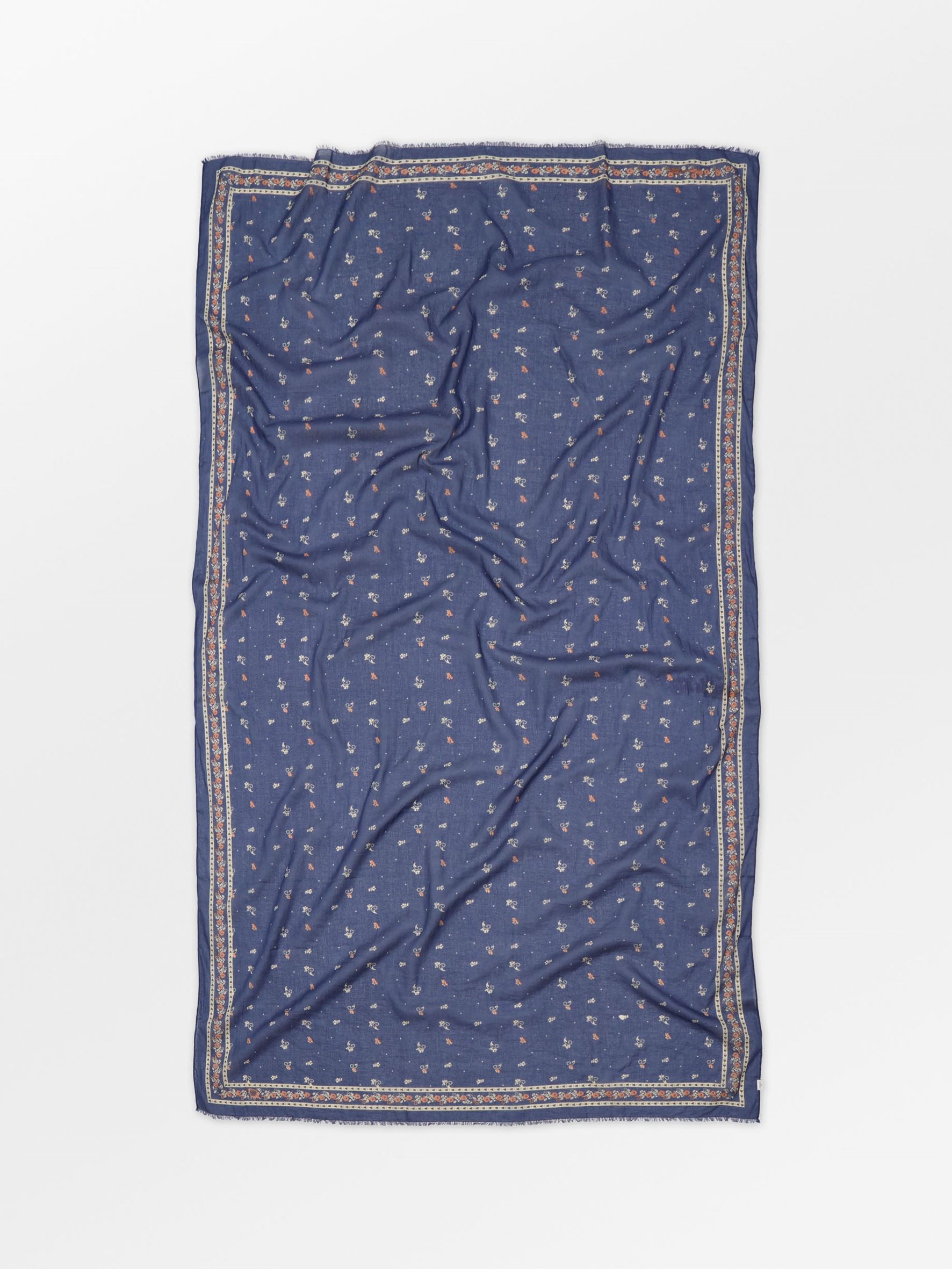 becks-ndergaard-floaisley-corga-schal-tuch-blau-bio-baumwolle image 1