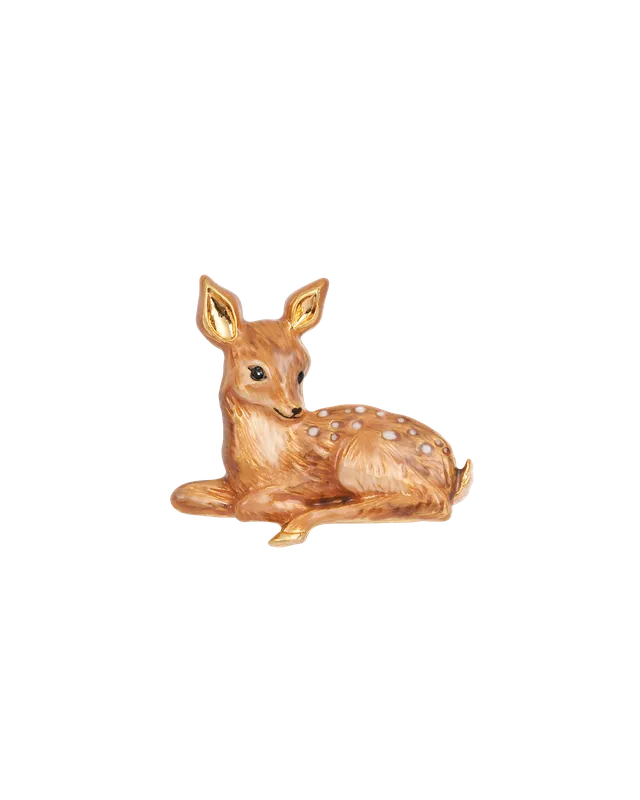 fable-england-gold-fawn-brooch-brosche-reh-gold image 1