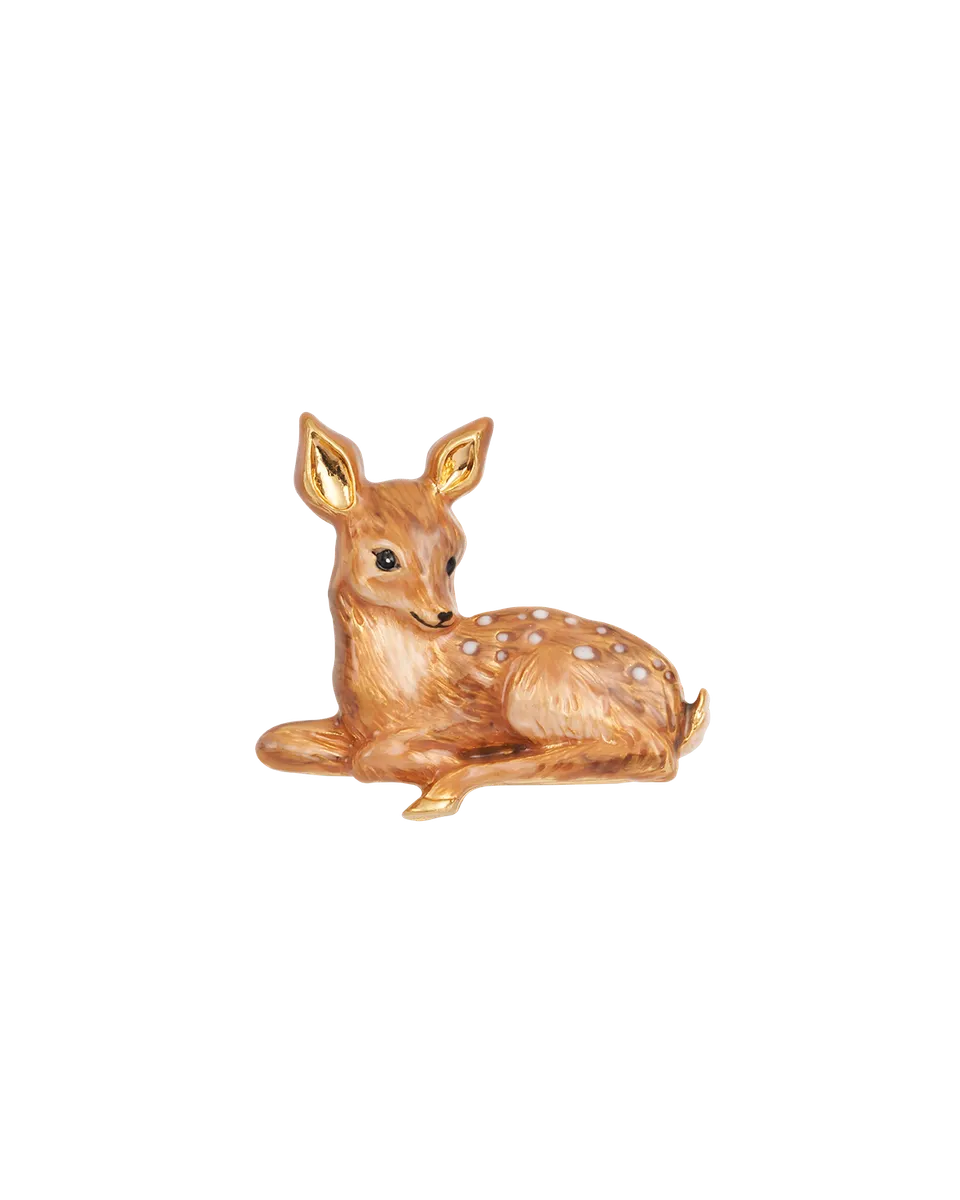 fable-england-gold-fawn-brooch-brosche-reh-gold image 1