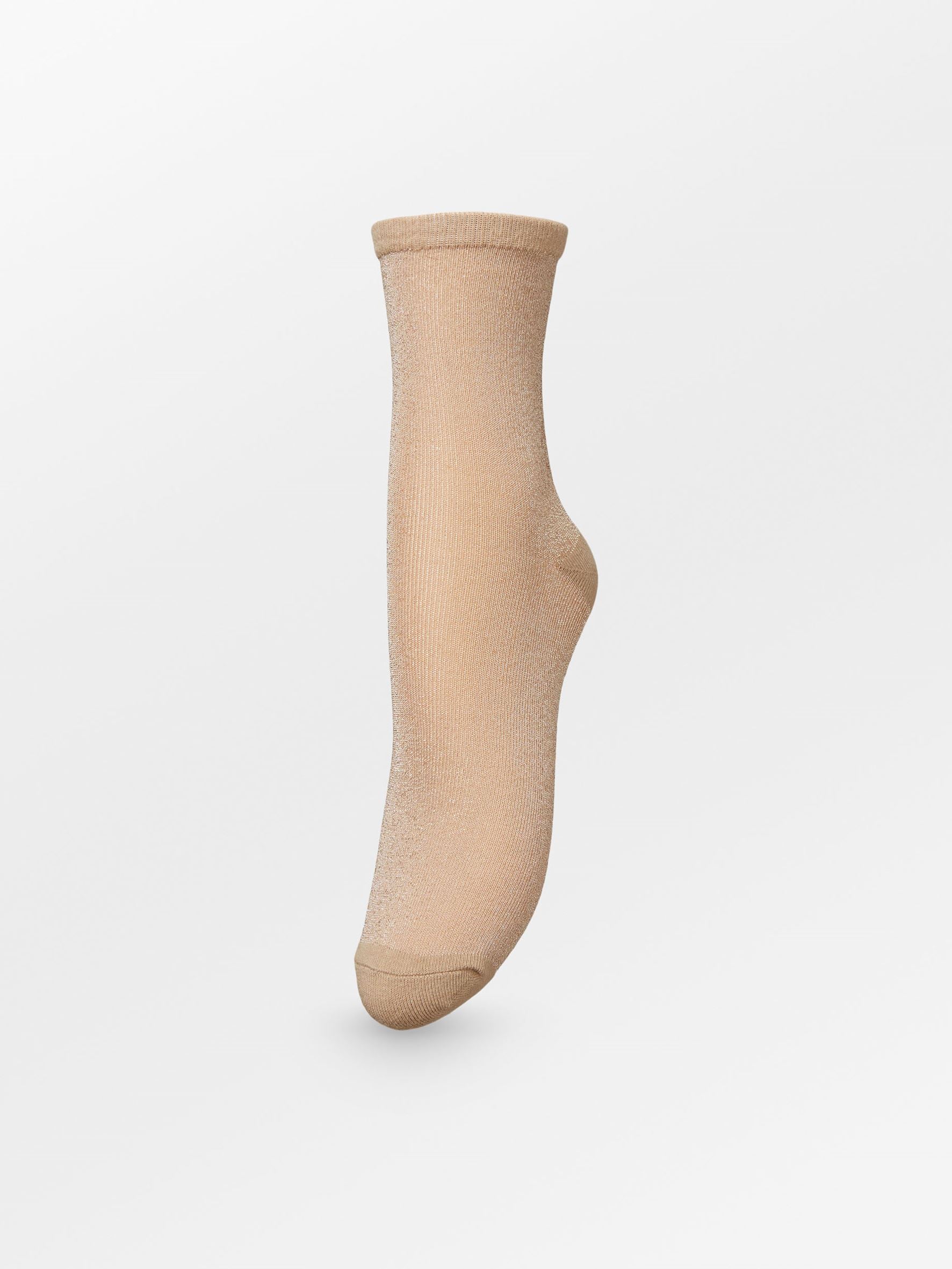 becks-ndergaard-dina-solid-socken-37-39-beige-glitzer image 1