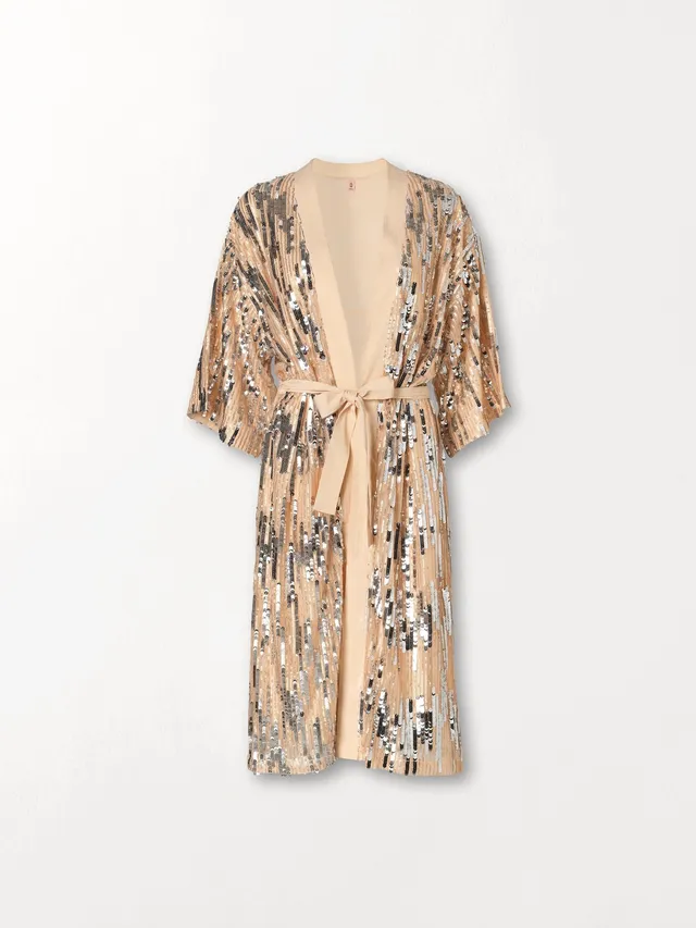 becks-ndergaard-glitrio-kimono-kleid-mellow-yellow image 1