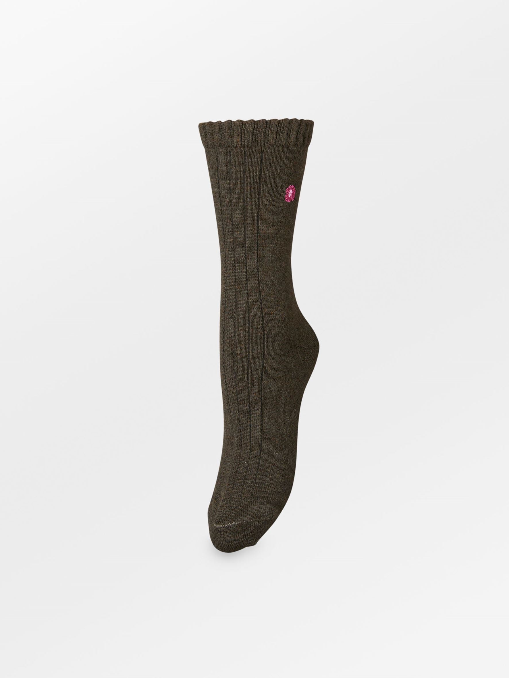becks-ndergaard-wintaflora-wola-wollsocke-grau-blume image 1
