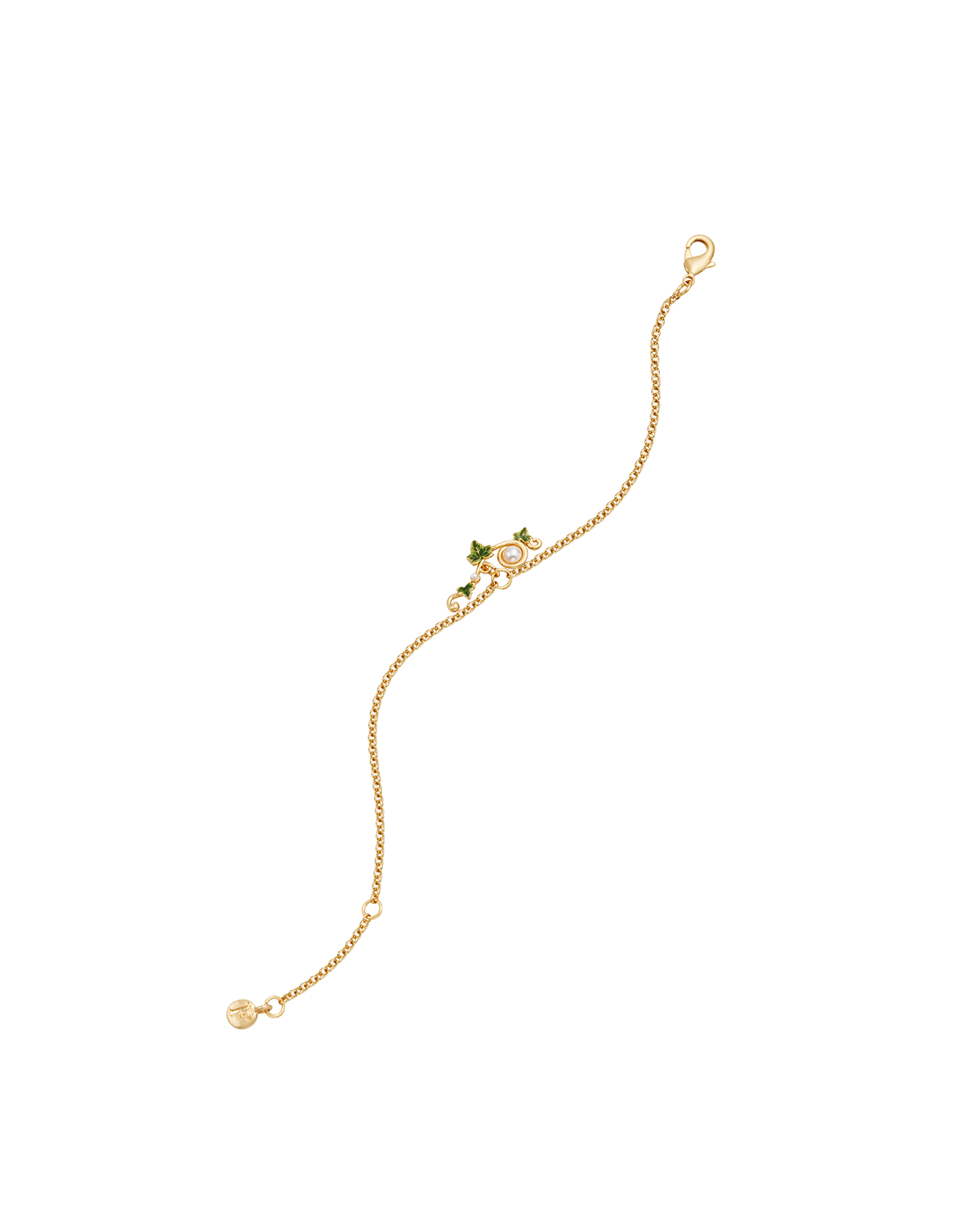 fable-england-ivy-perle-armband-gold-t-bar image 5