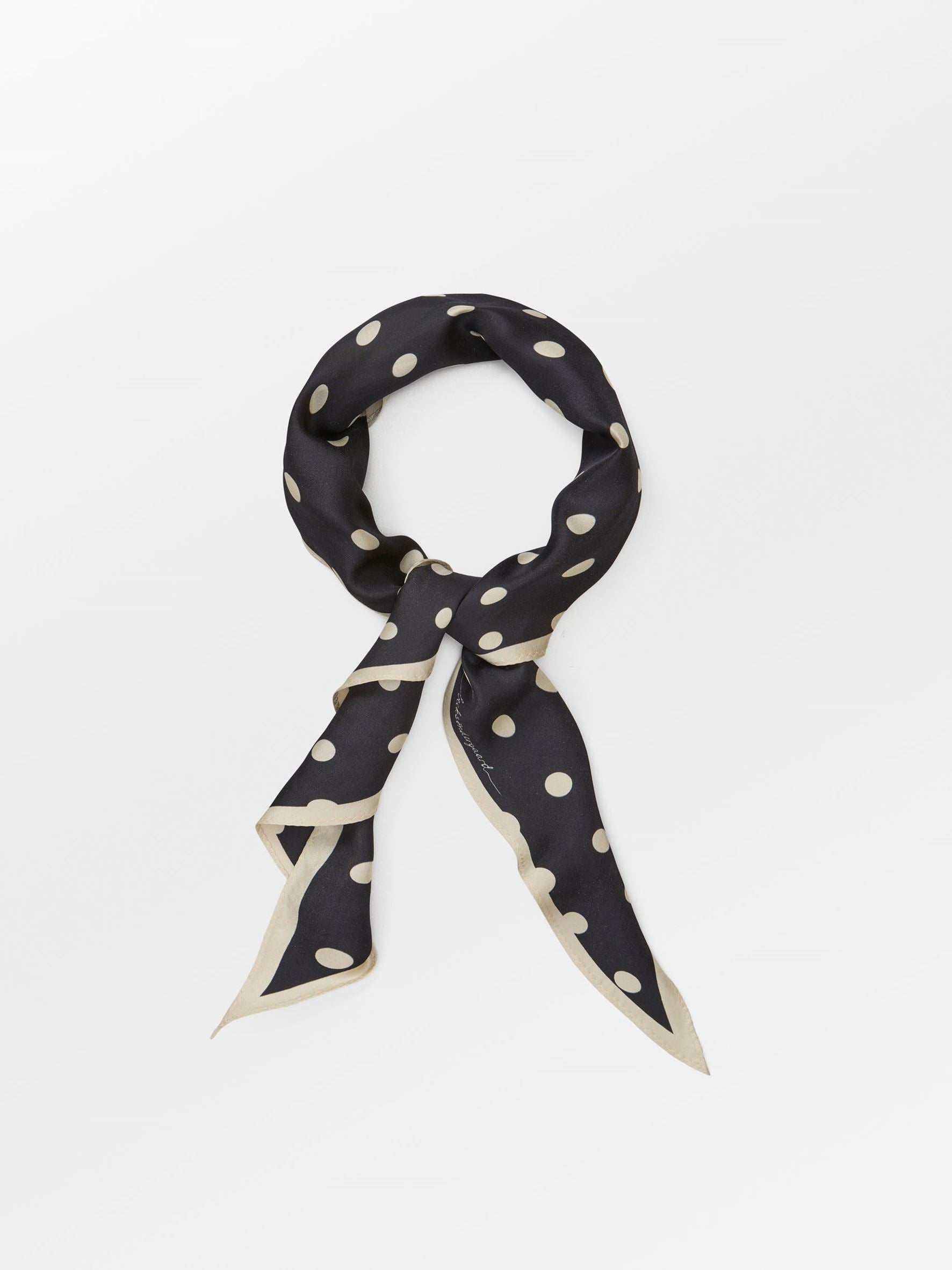 becks-ndergaard-sia-polka-triangle-seidentuch-schwarz image 2