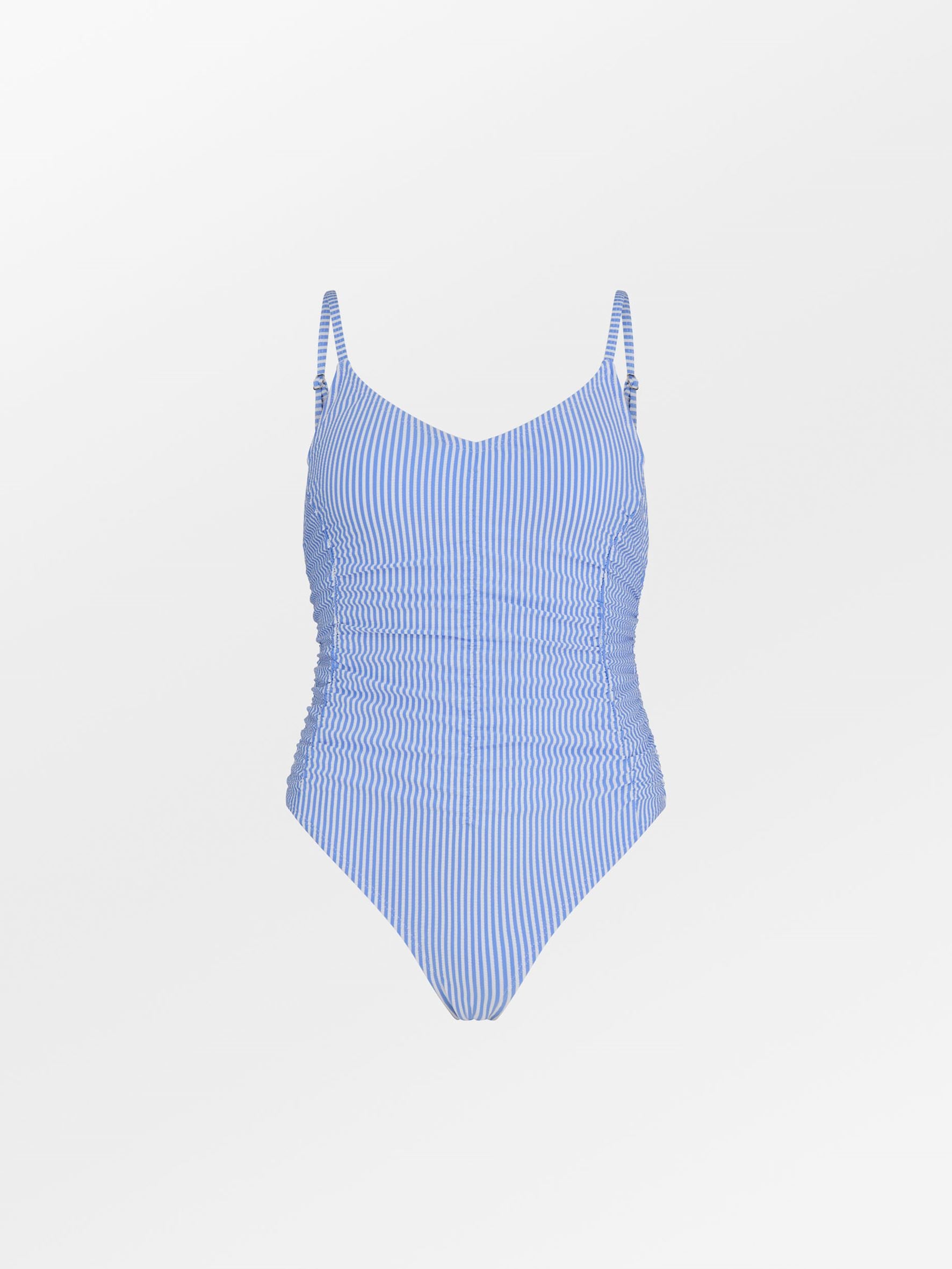 becks-ndergaard-striba-gathered-bea-badeanzug-blau-s-xl image 1
