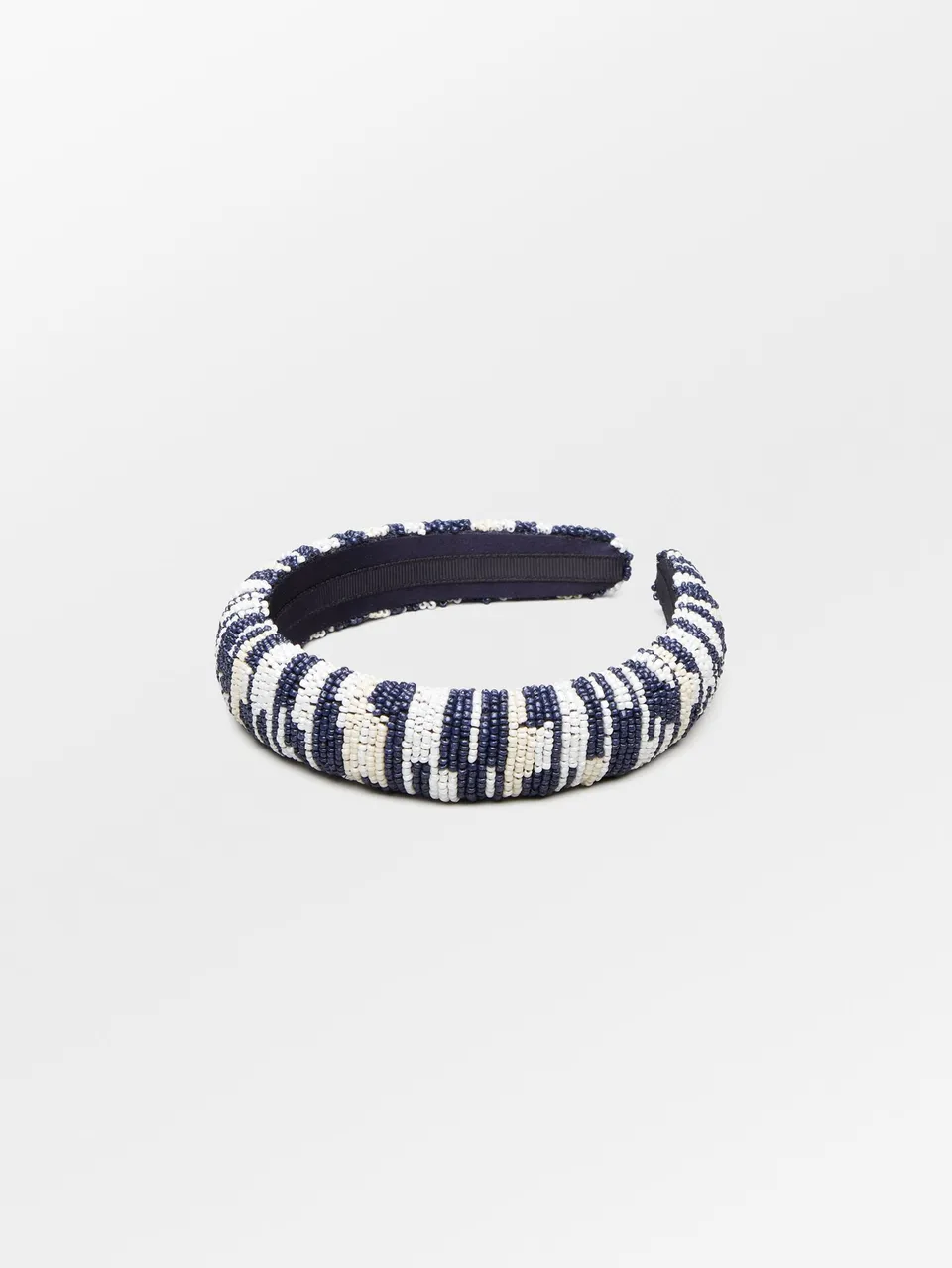 becks-ndergaard-sasha-midi-haarband-perlen-blau-2-5cm image 1