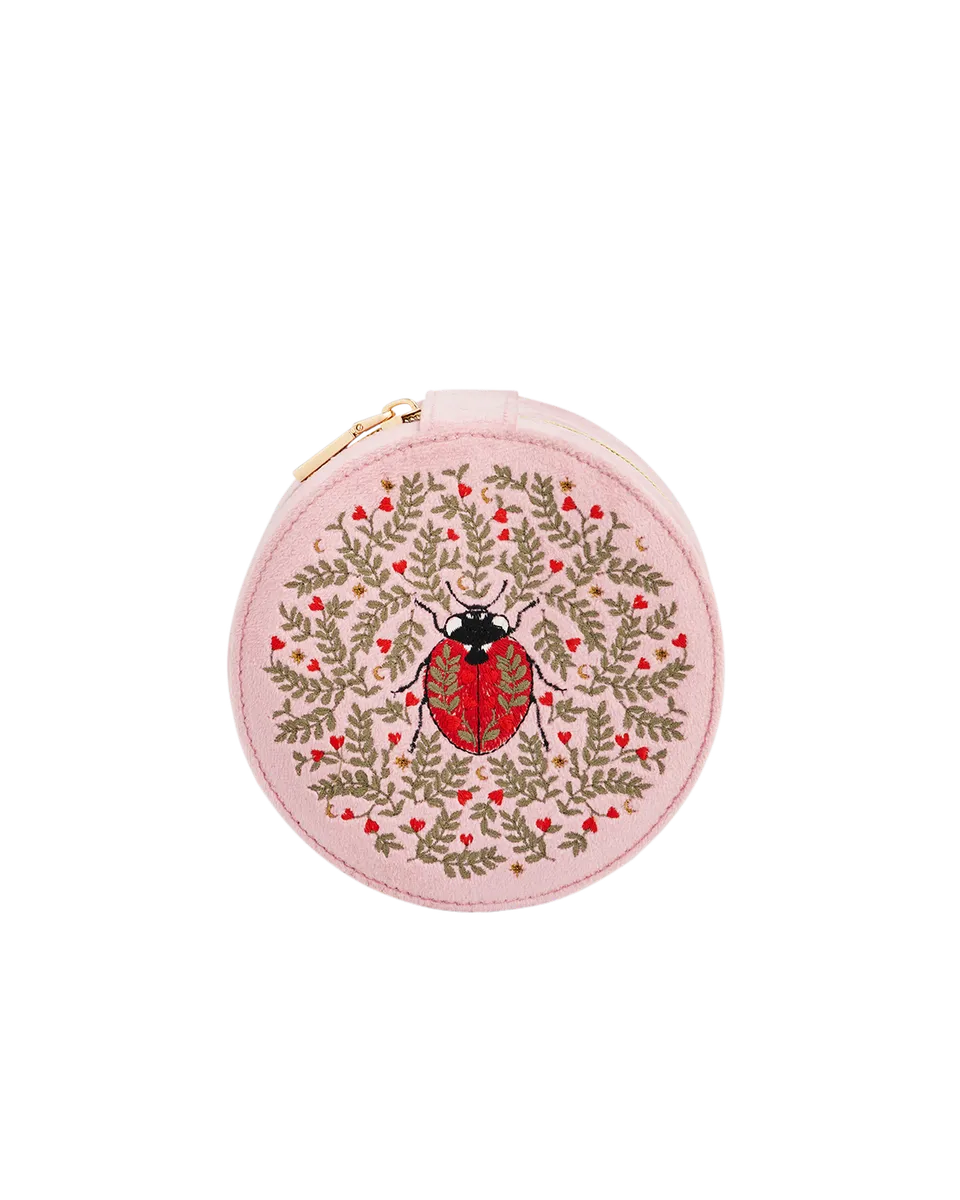fable-england-ladybird-schmuckk-stchen-rosa-samt image 1