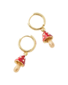 fable-england-mushroom-huggie-ohrringe-emaille-perle image 3