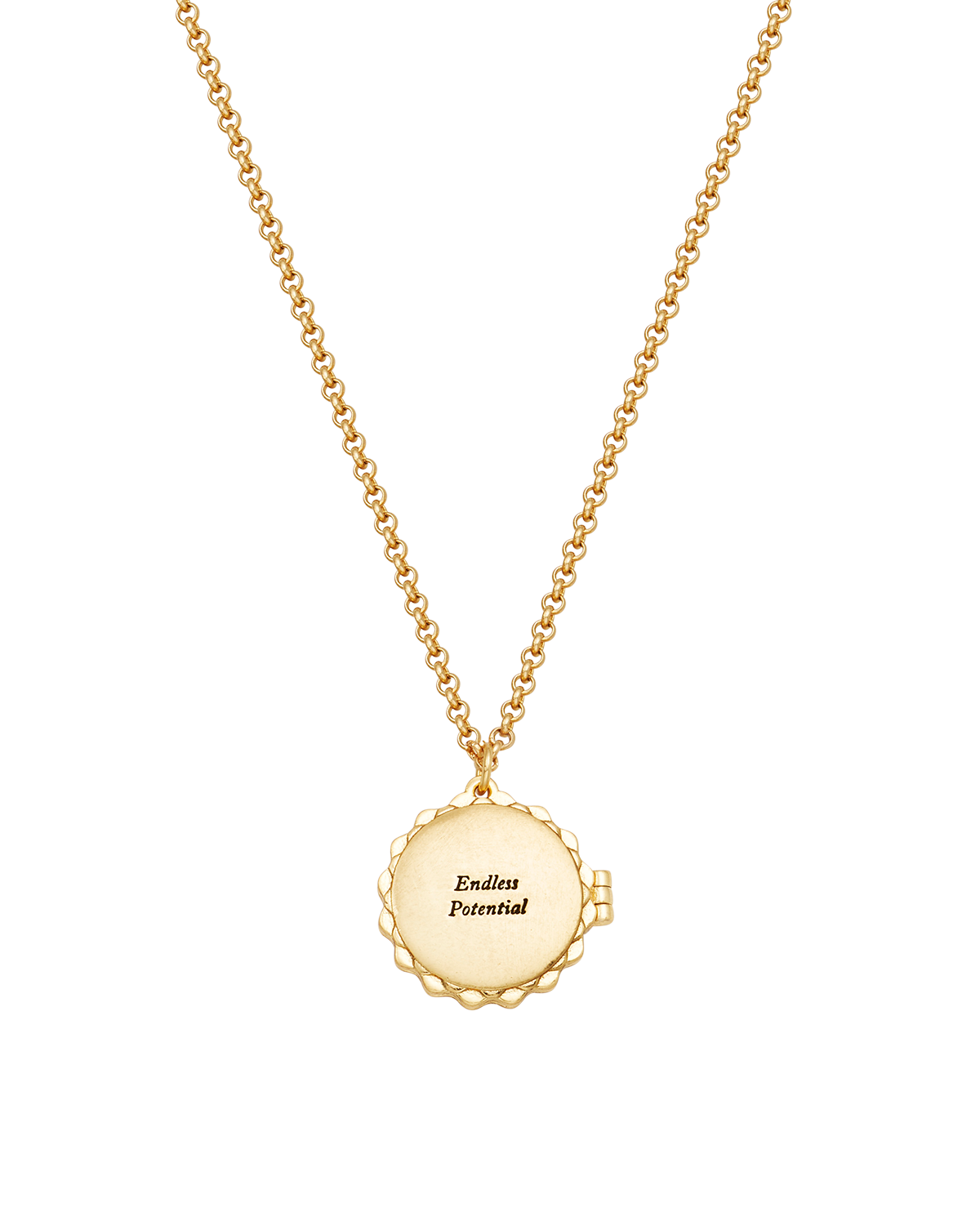 fable-england-ivy-blossom-medaillon-kette-gold image 2