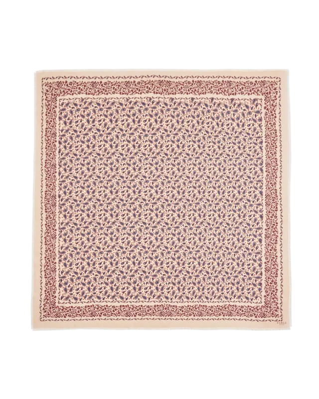 fable-england-paisley-folk-tuch-halstuch-caramel-quadratisch image 1