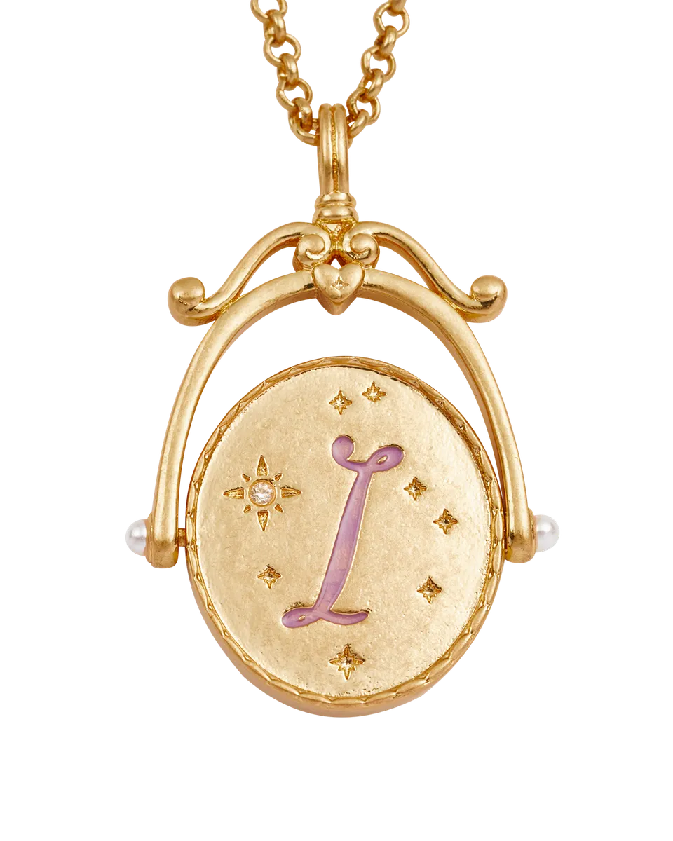 fable-england-jewellery-i-initial-iris-spinner-halskette-gold image 1