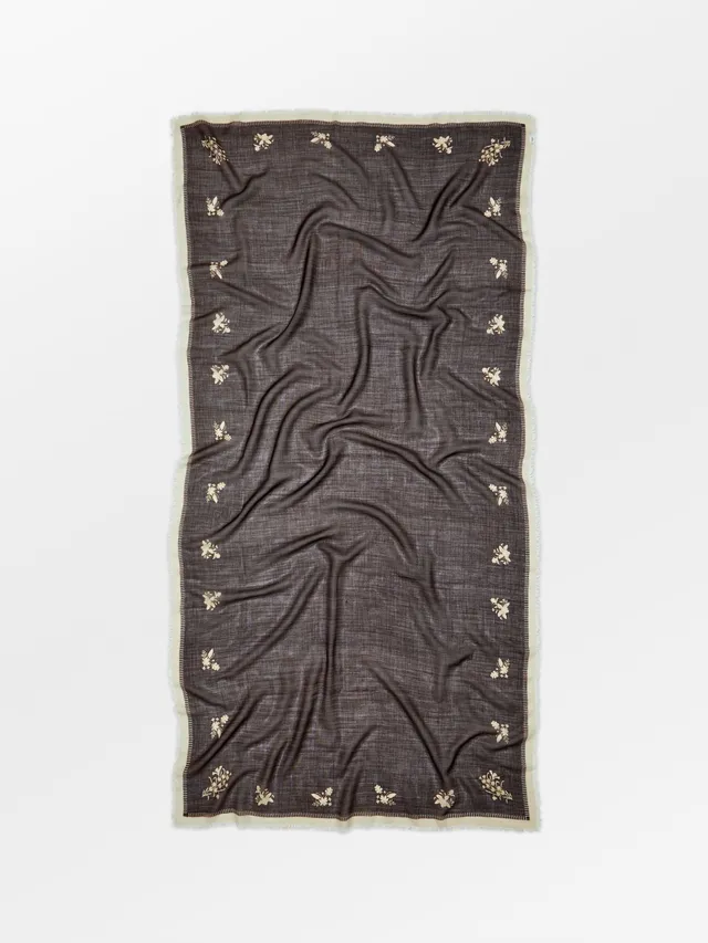 becks-ndergaard-flostella-siw-schal-braun-wolle-seide-100x200 image 1