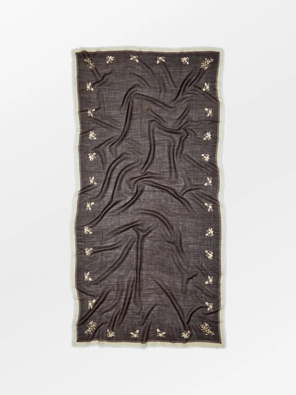 becks-ndergaard-flostella-siw-schal-braun-wolle-seide-100x200 image 1