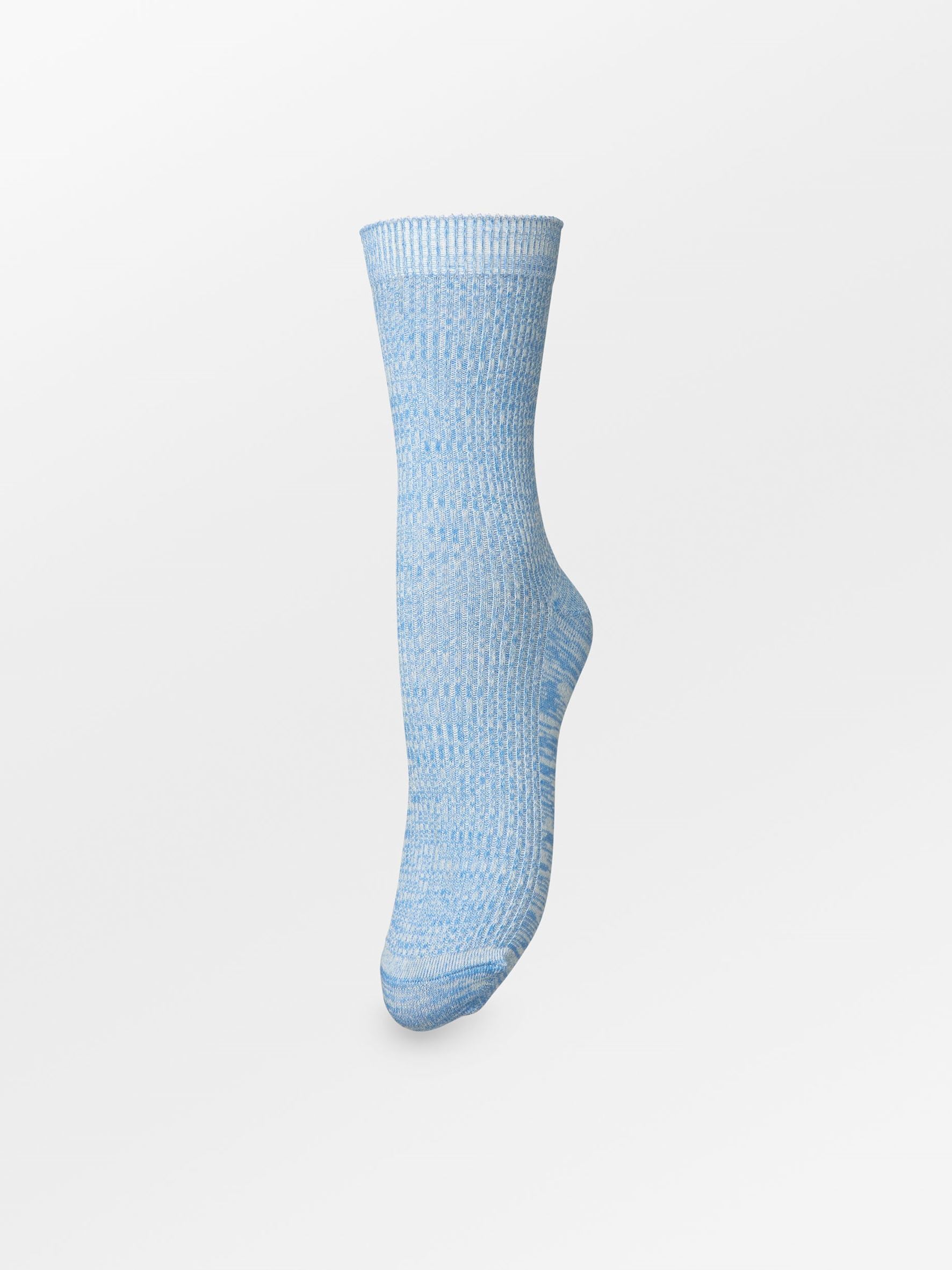 becks-ndergaard-mela-cotta-socke-azure-blue-baumwolle-37-39 image 1