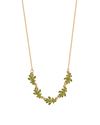fable-england-gold-oak-leaf-choker-halskette-blatt image 3