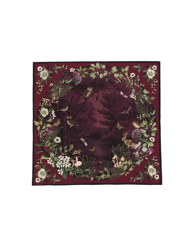 fable-england-orla-quadrat-tuch-burgundy-bordeaux image 1