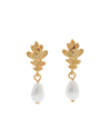 fable-england-oak-leaf-pearl-ohrringe-gold-perle image 5