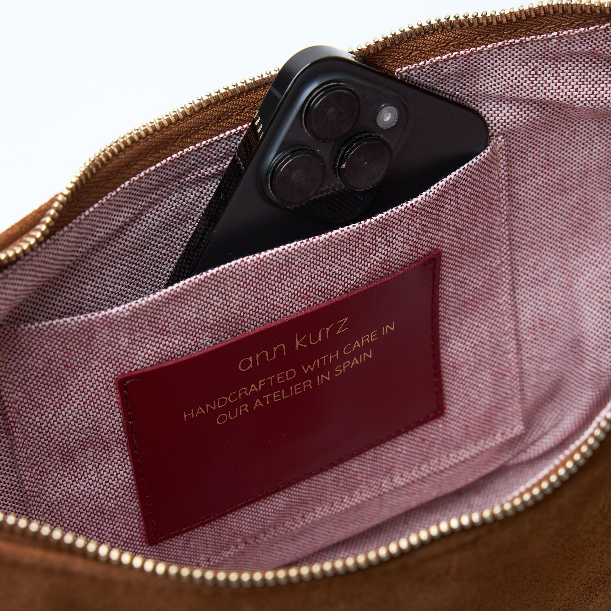 ann-kurz-half-moon-shopper-wildleder-mocca-umh-ngetasche image 2